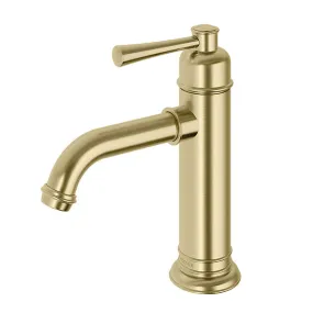 Phoenix Cromford Basin Mixer Brushed Gold