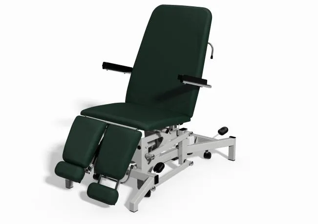 PLINTH TILTING DIVIDED LEG PODIATRY CHAIR