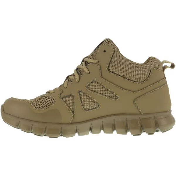 Reebok RB8406 Men's Sublite Cushion Soft Toe Tactical Mid - Coyote