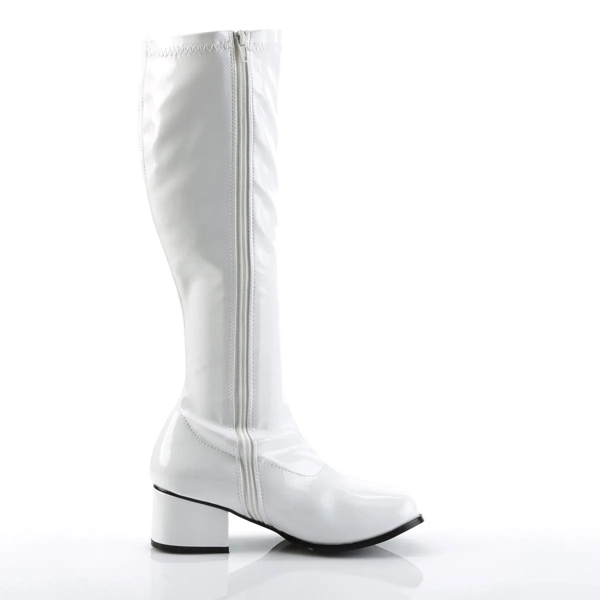 RETRO-300 White Stretch Patent