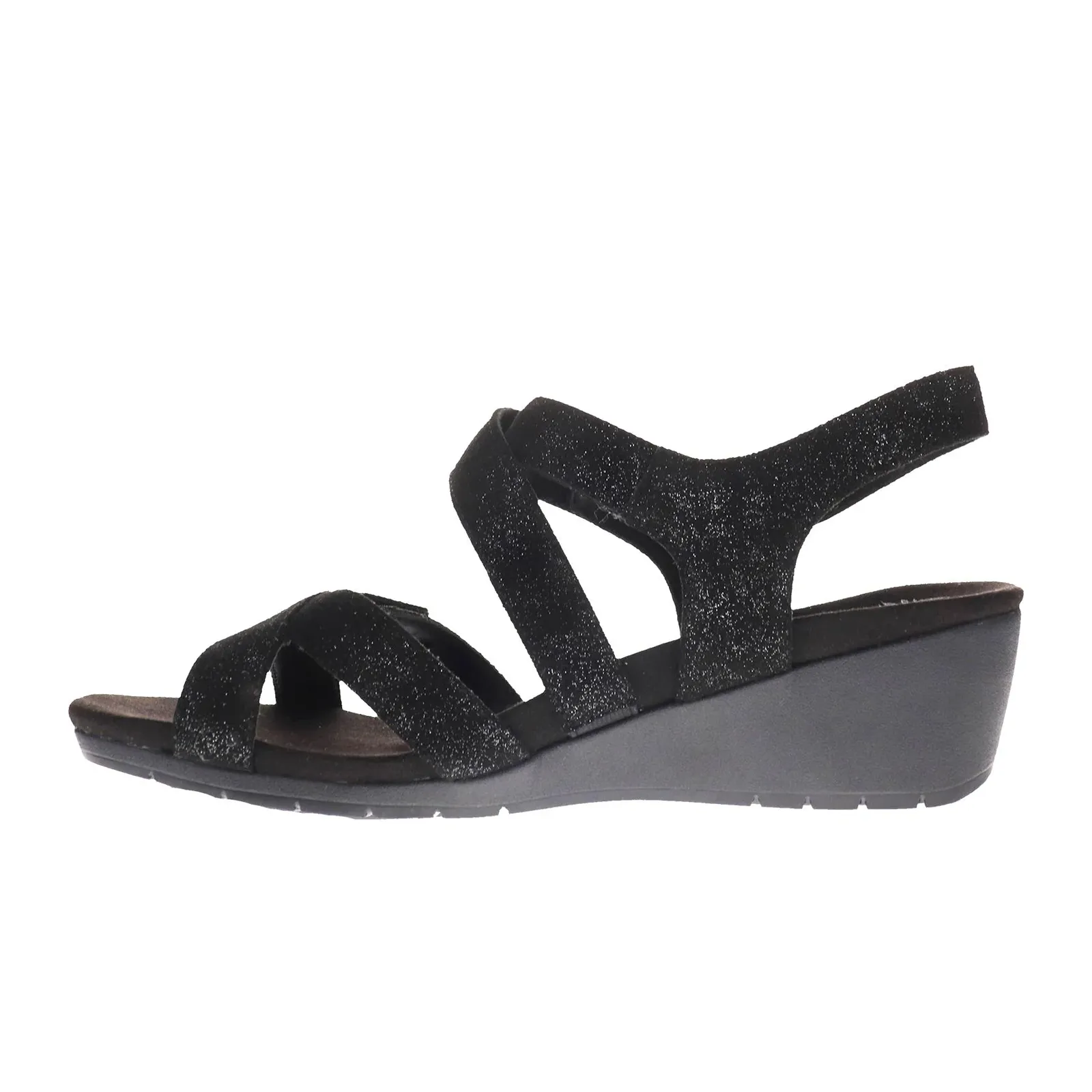 Revere Casablanca Wedge Sandal (Women) - Midnight