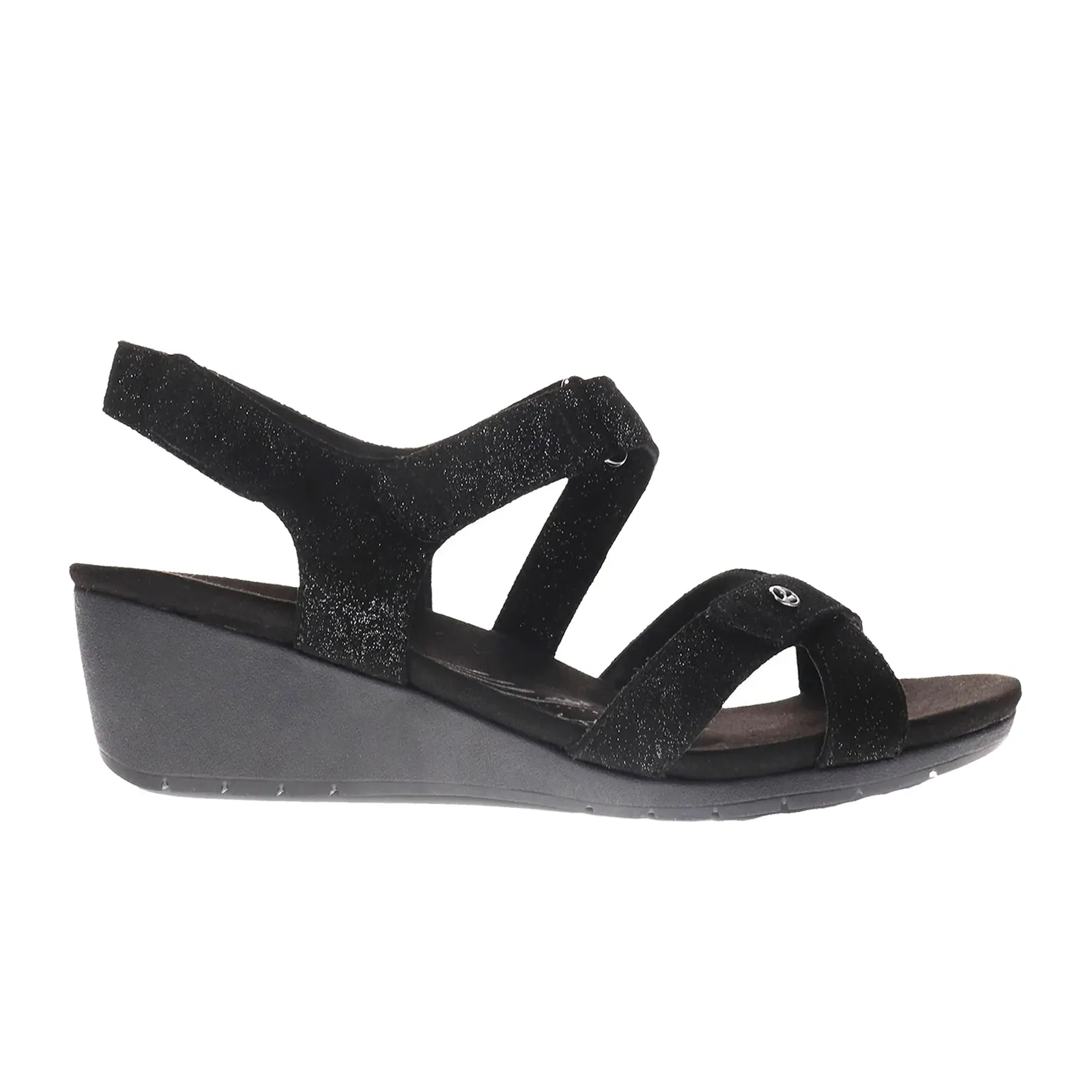 Revere Casablanca Wedge Sandal (Women) - Midnight