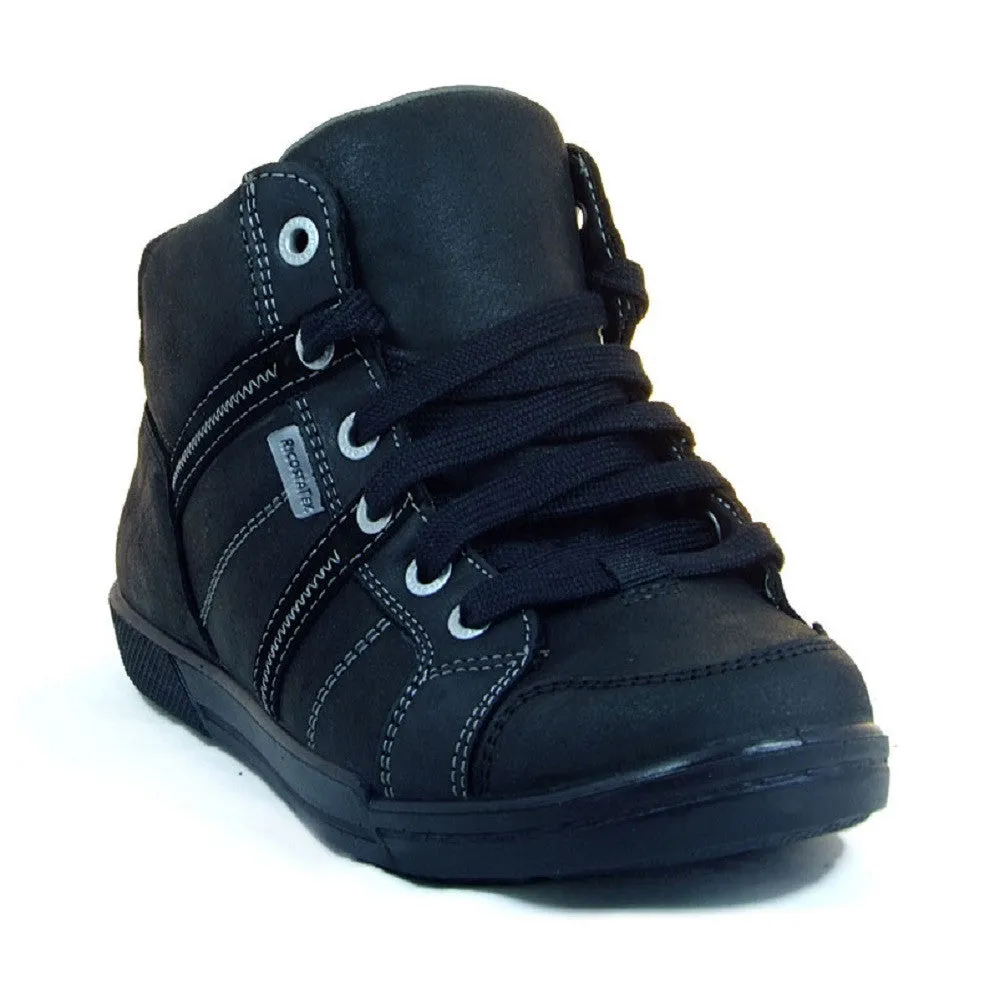 Ricosta Dann Black Lace School Boots