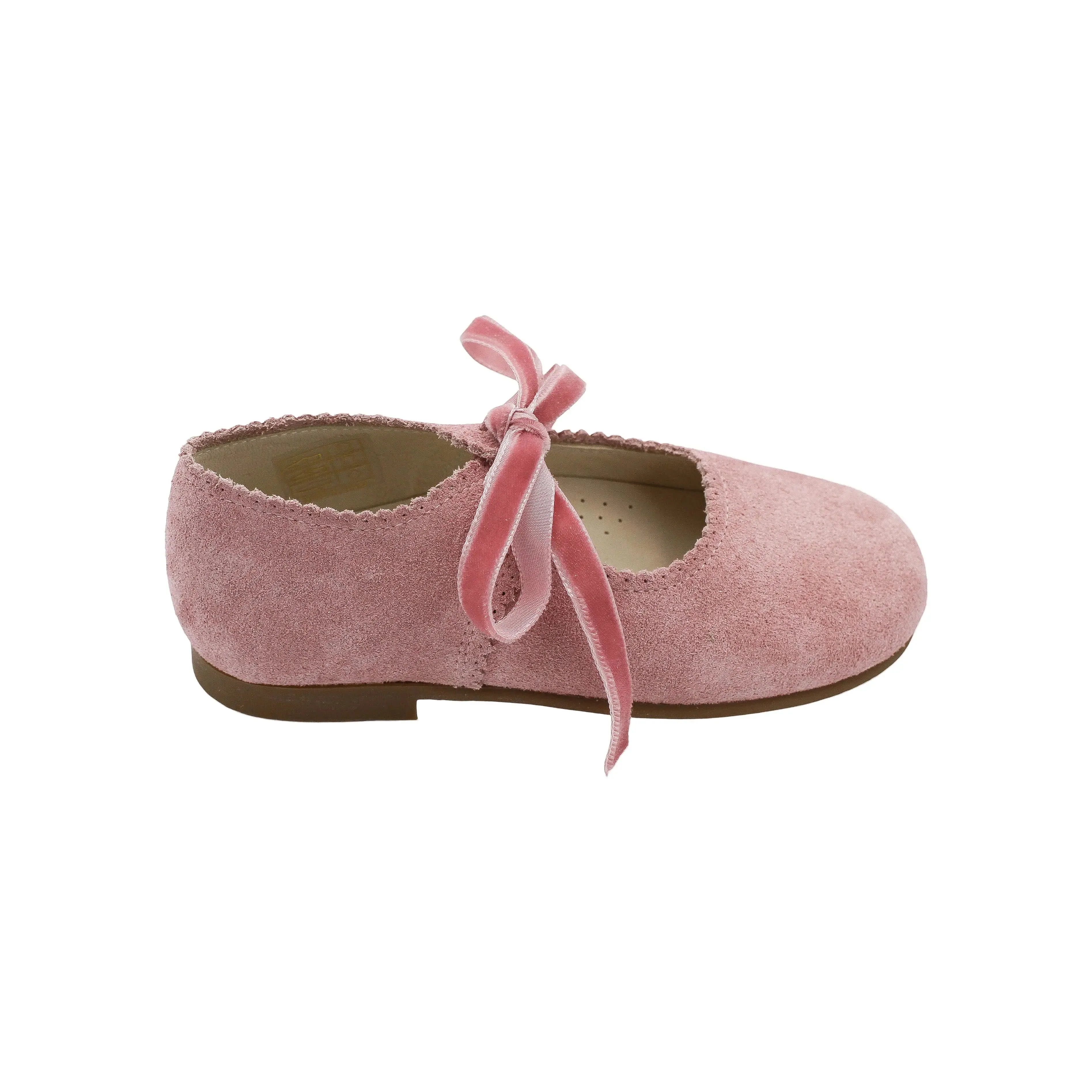 Rosa- Pink Suede Mary Jane Shoes