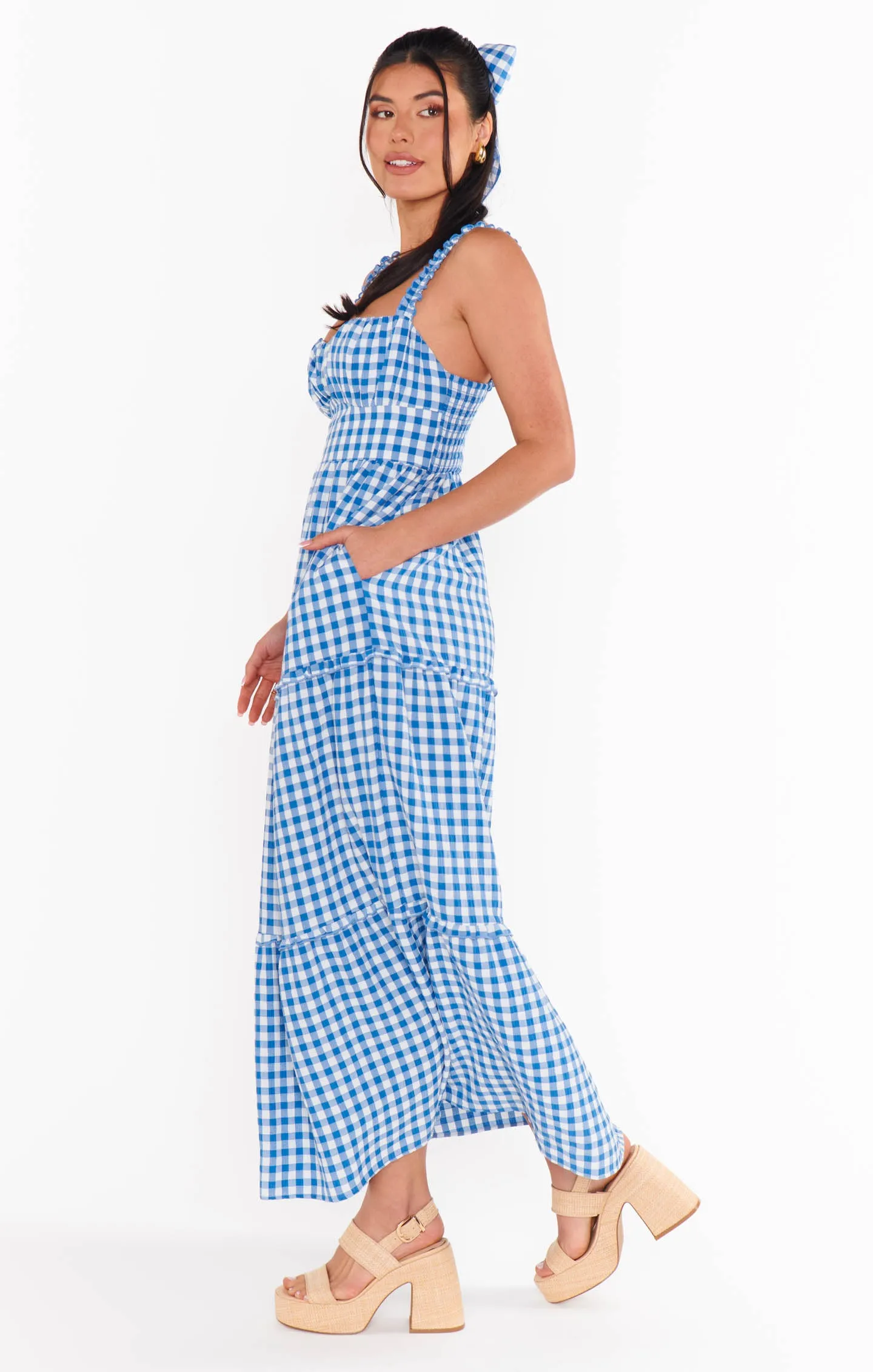 Rosie Dress ~ Blue Bounty Gingham