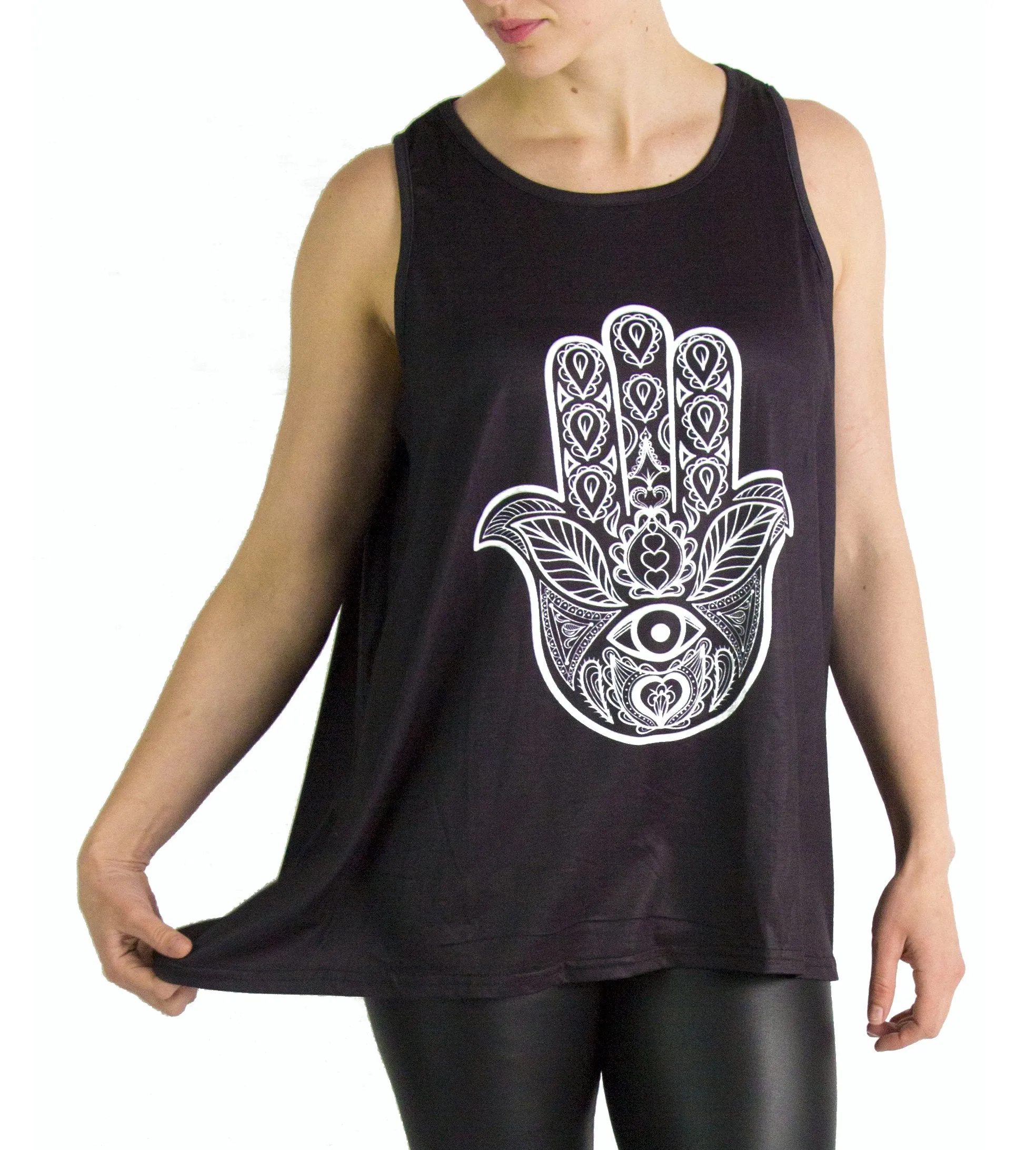 Sakkas Juliana Womens Summer Sleeveless Tank Top Printed Dashiki Jersey Knit