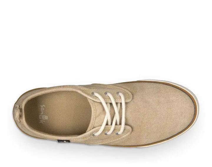 Sanuk Guide Plus Washed Shoe-Washed Natural