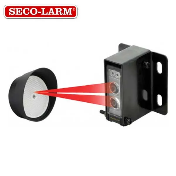 Seco-Larm - Reflective Photoelectric Beam Sensor for Gates / Garages-  45 Ft Range