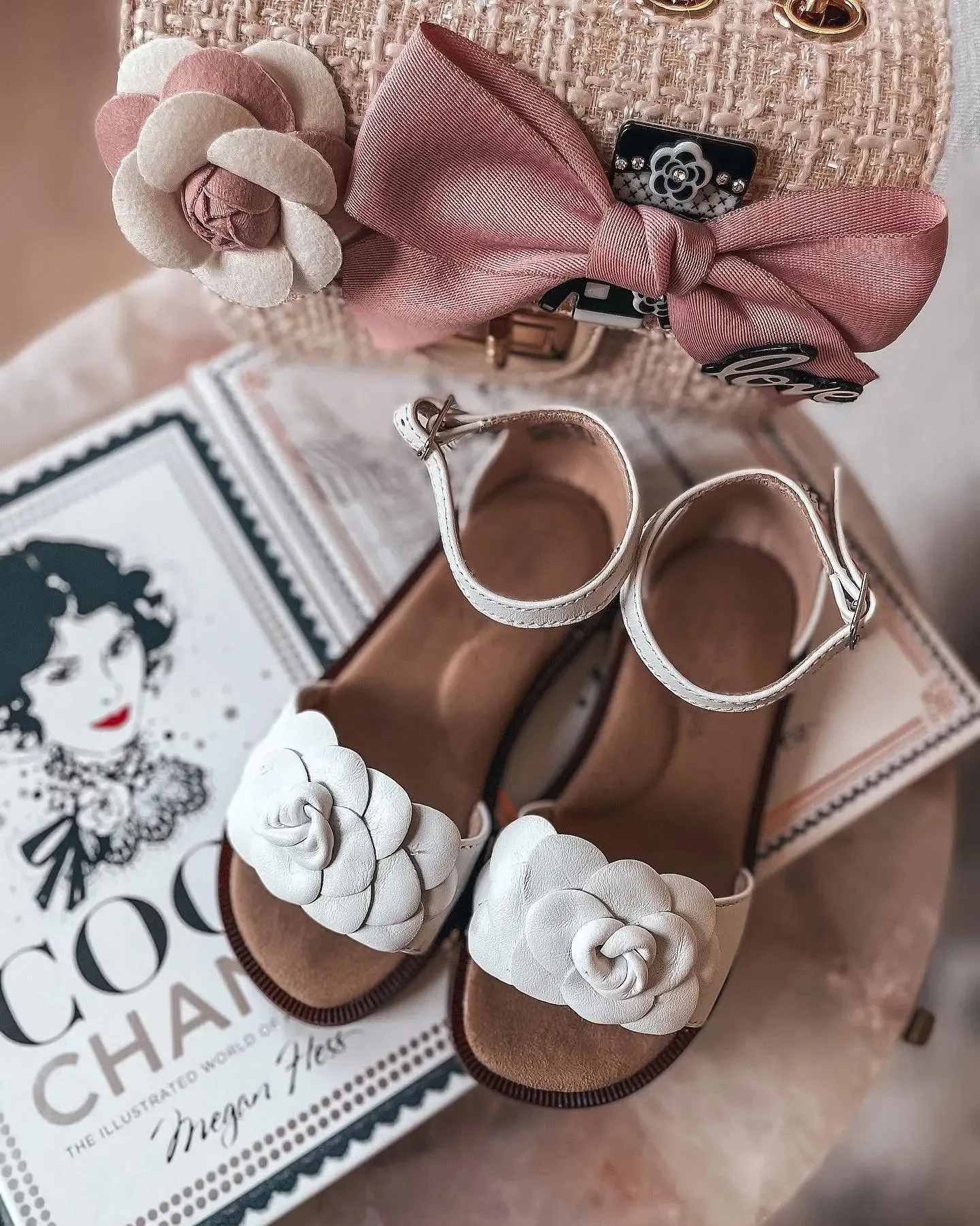 Seraphina- White Leather Sandals