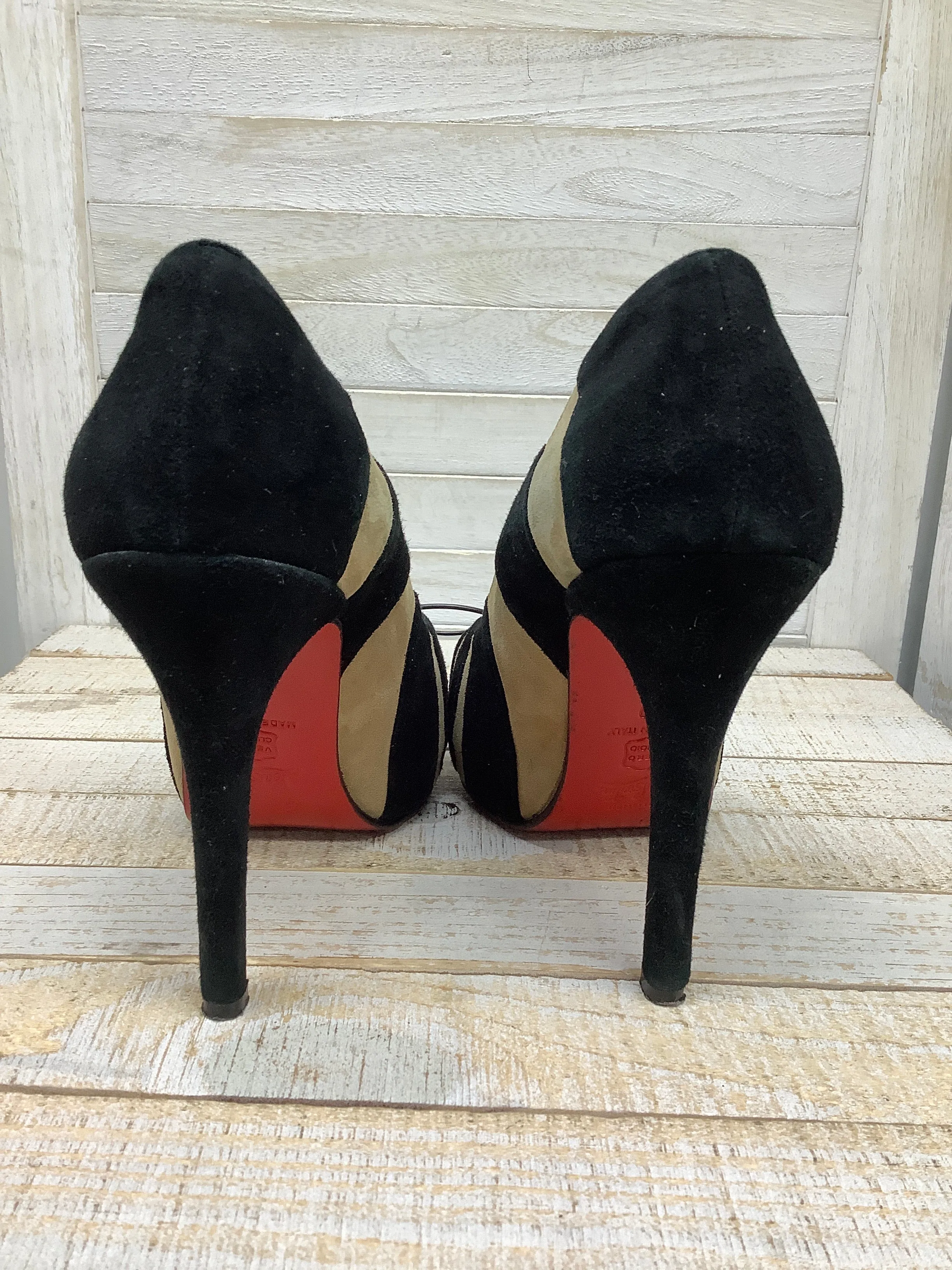 Shoes Heels Platform luxury designer By Christian Louboutin  Size: 10