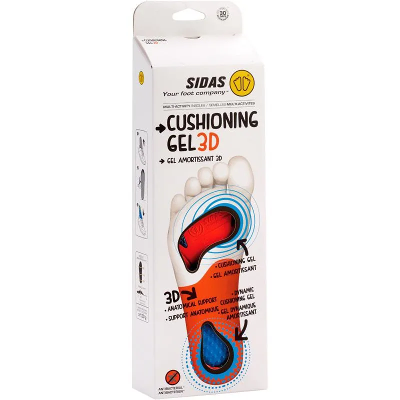 Sidas Cushioning Gel 3D Insoles