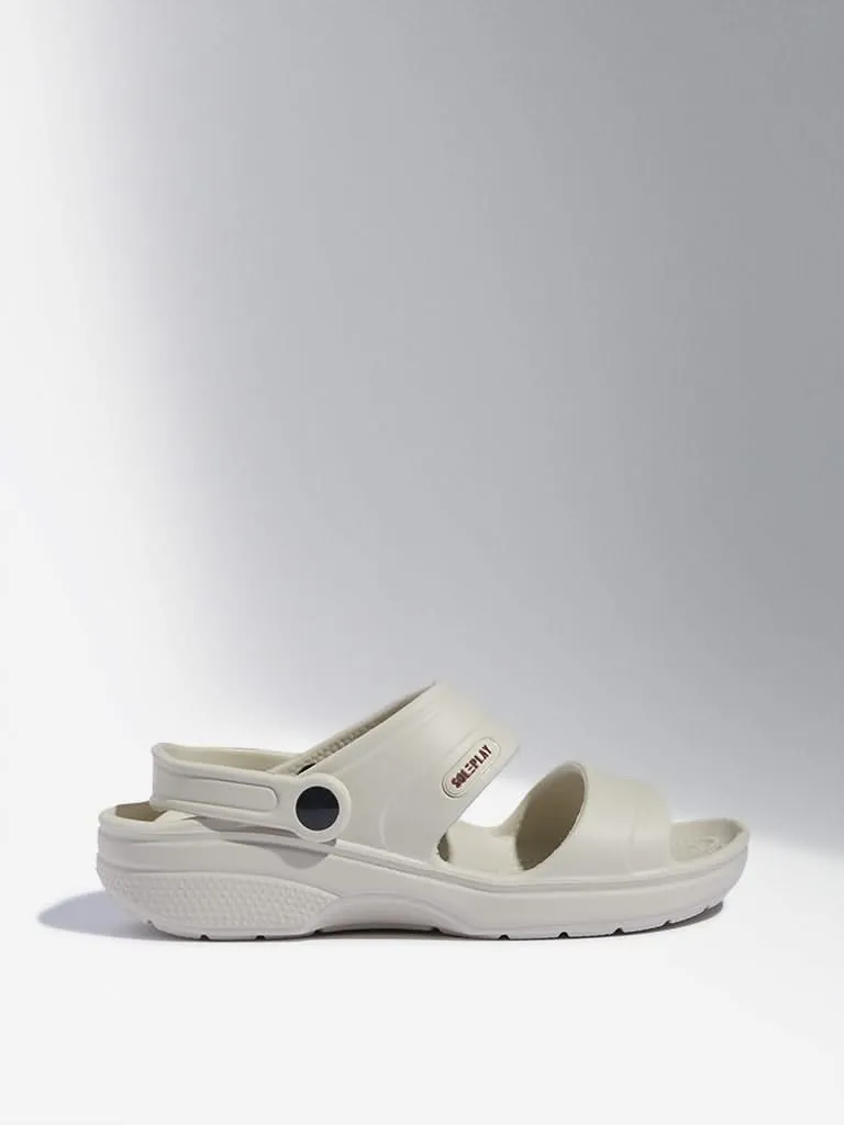 SOLEPLAY Ivory Dual-Strap Flip-Flop