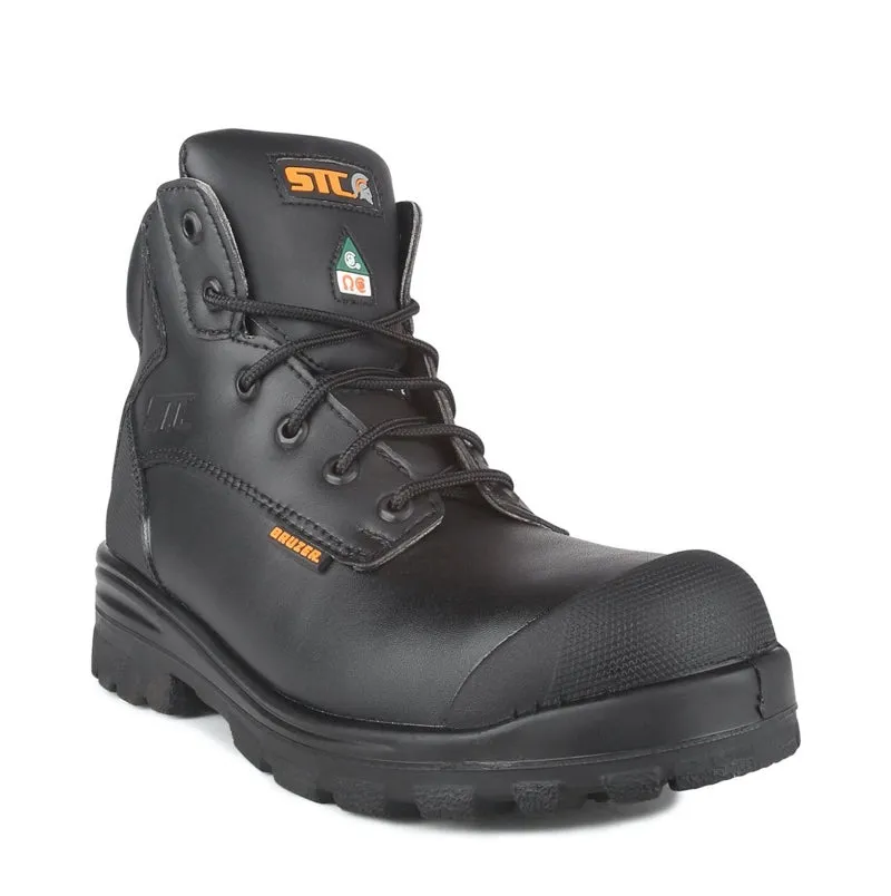 STC Trump Unisex Black 6" Vegan Steel Toe Work Boot 21982