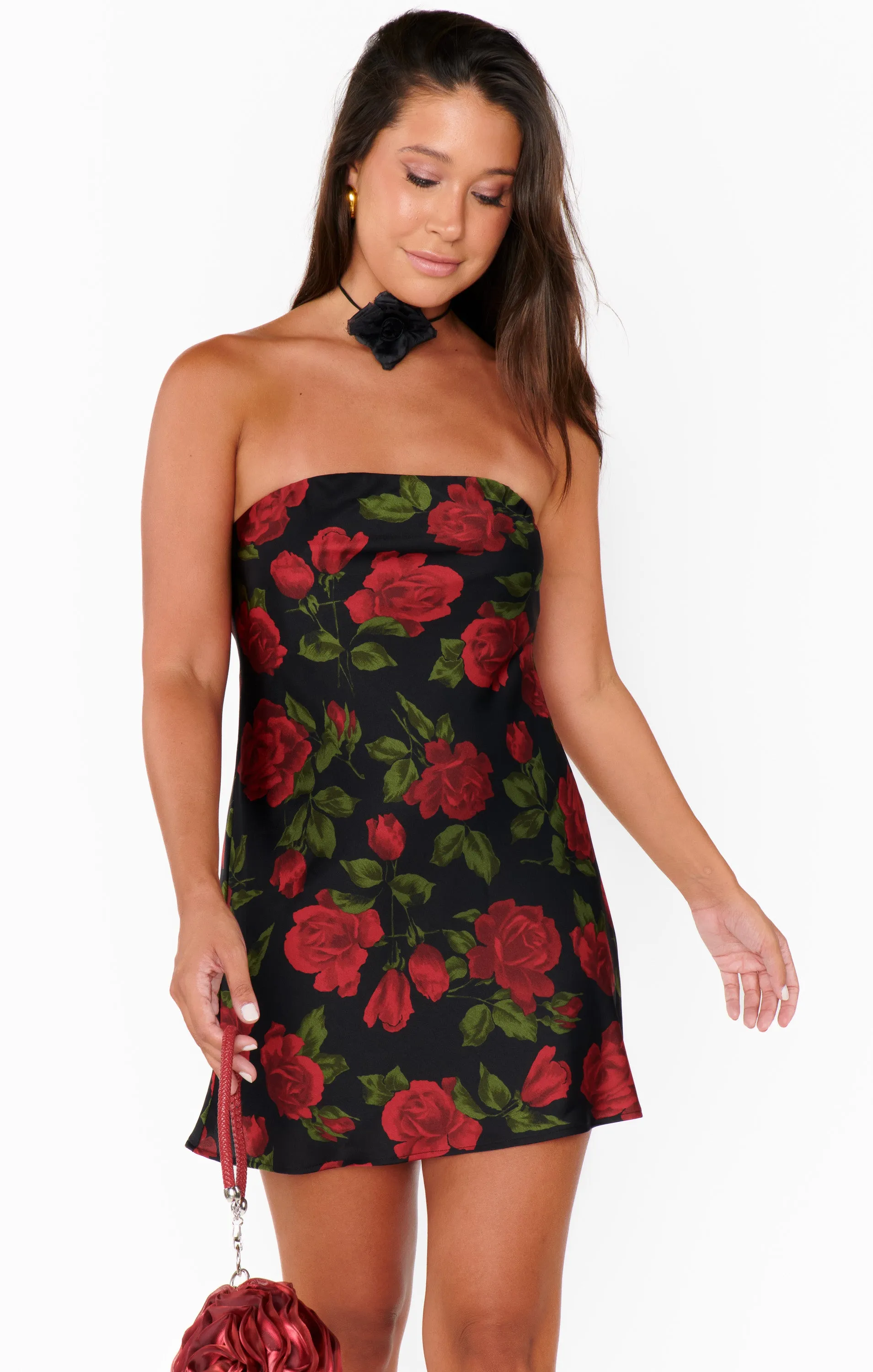 Taylor Tube Mini Dress ~ Send Me Roses