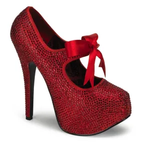 TEEZE-04R Red Rhinestones