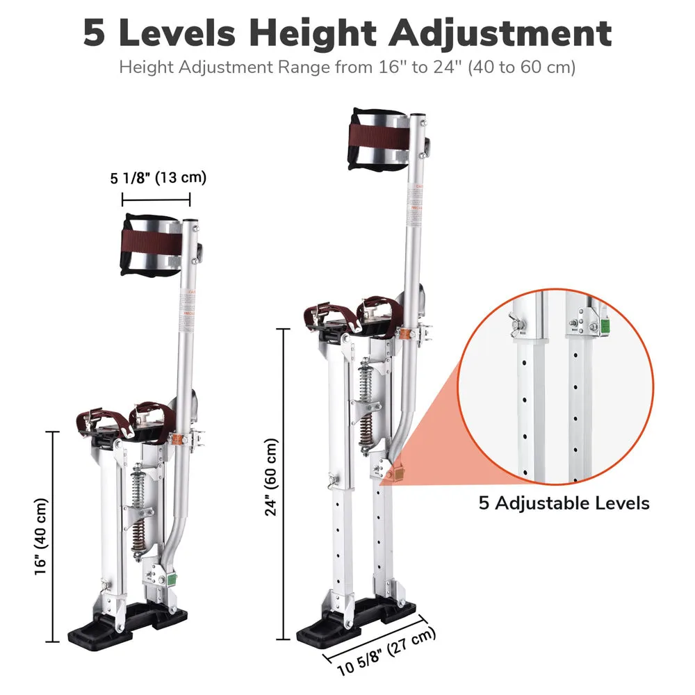 TheLAShop 16" to 24" Aluminum Drywall Painting Stilts