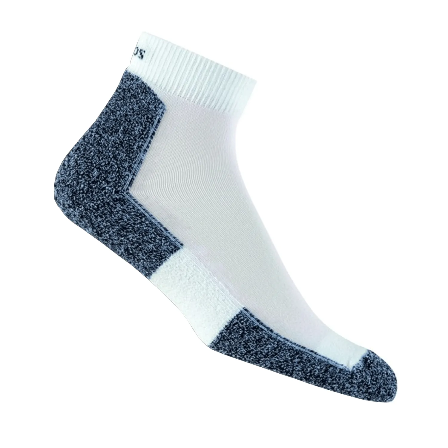 Thorlos Running Sock Mini Crew LRMXW Running Socks | White