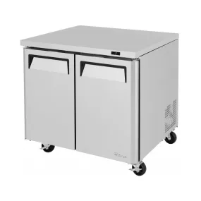 Turbo Air MUF-36-N M3 Series Solid 2 Door Undercounter Freezer, 36"