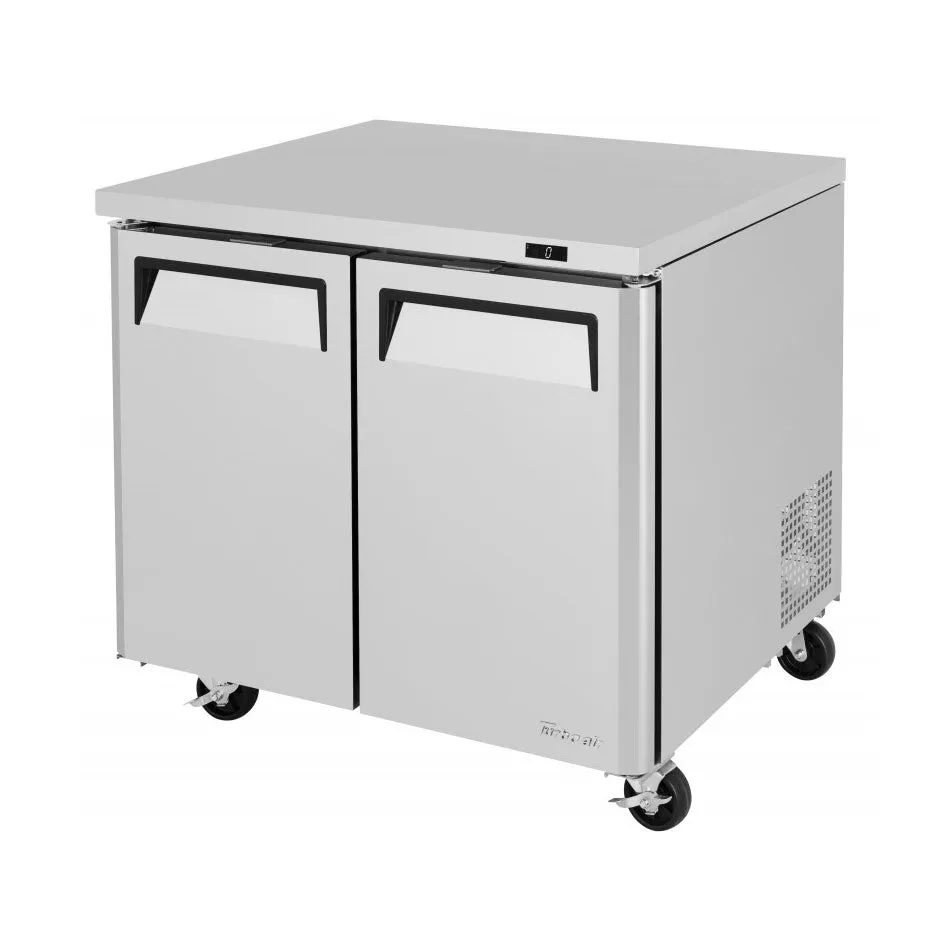 Turbo Air MUF-36-N M3 Series Solid 2 Door Undercounter Freezer, 36"