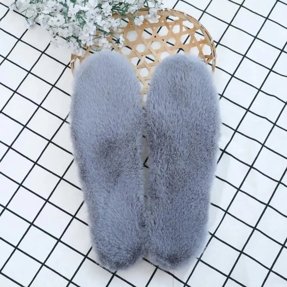 Warm Faux Rabbit Fur Insole