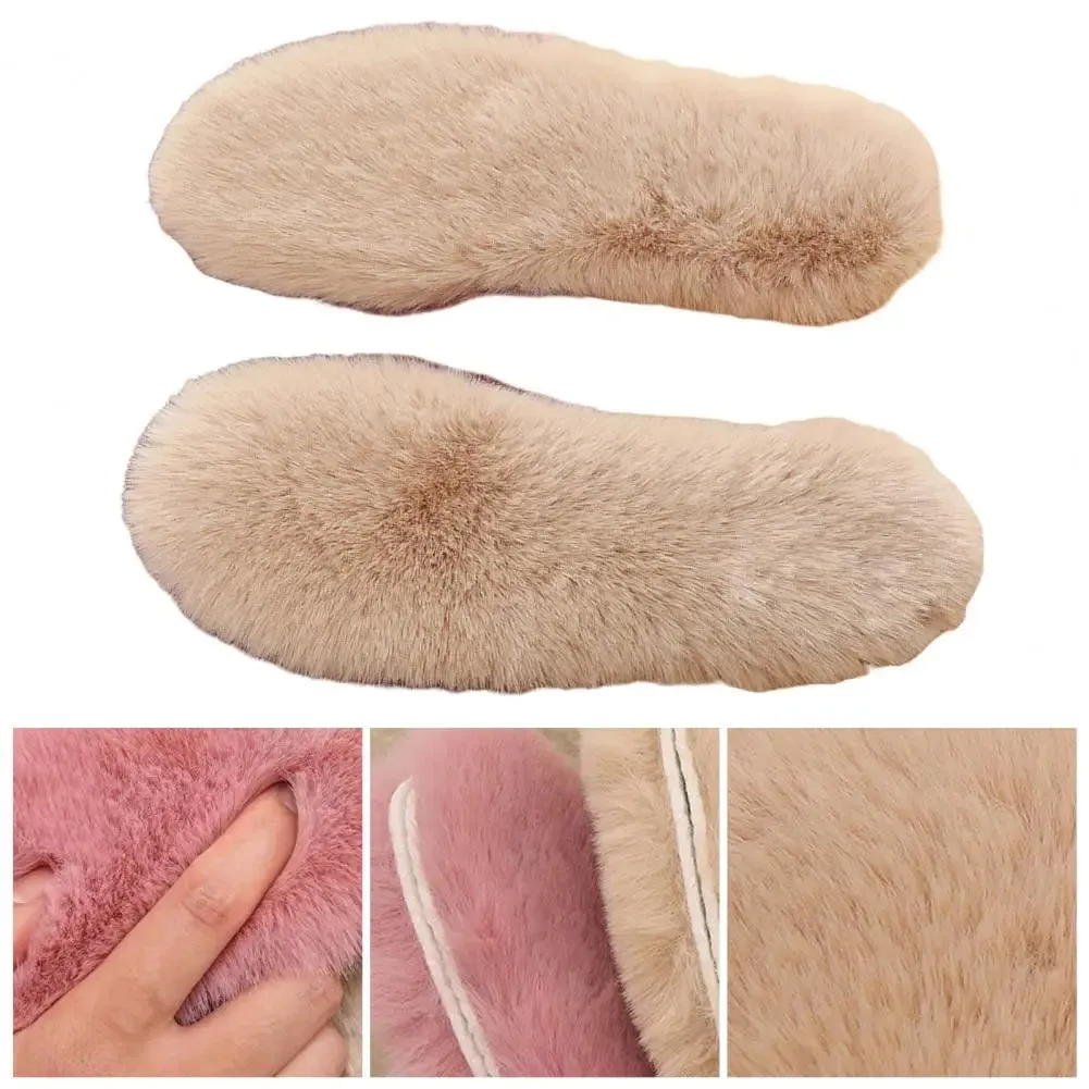 Warm Faux Rabbit Fur Insole