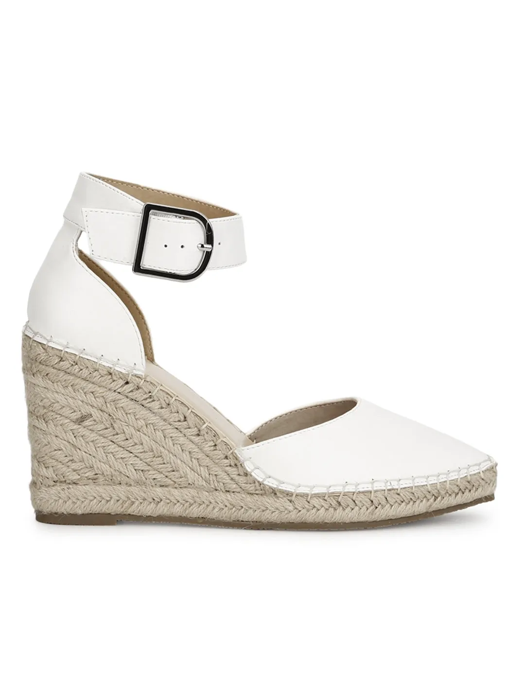 White Pu Covered Jute Wedges