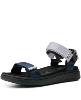 Woden Line Multi Navy Sandal