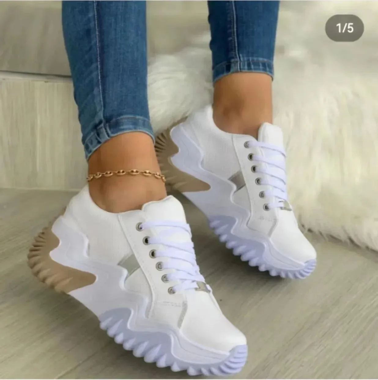 Women's Casual Autumn New Style Low Top Sneakers European American Market Comfortable Rubber Base Shoes