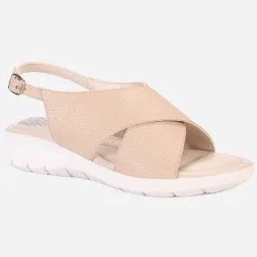 Women's "ELENA" Wide Strap Open Toe Sandals